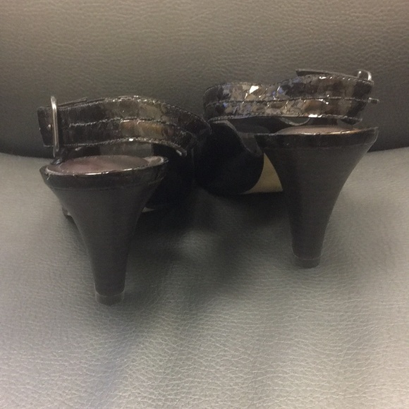 ALEX MARIE Black Open-Toe Women's Shoes - Picture 5 of 9